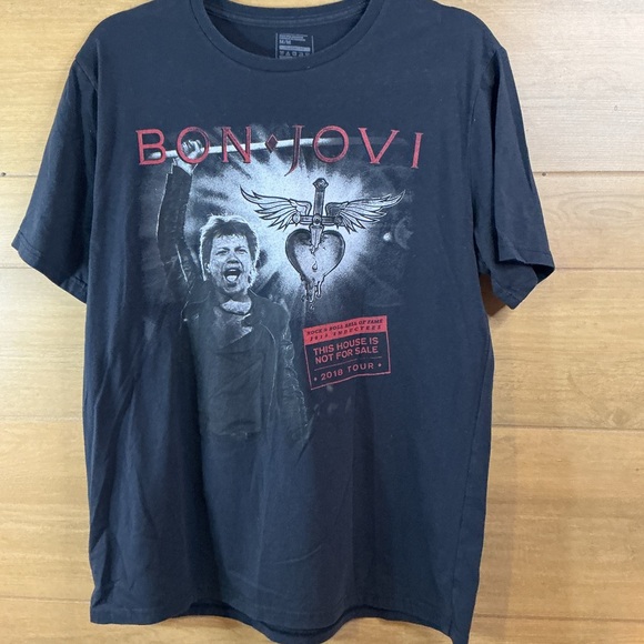 band tee Other - Bon Jovi 2018 Tour T Shirt This House Is Not For Sale Rock Band Tee Mens Medium